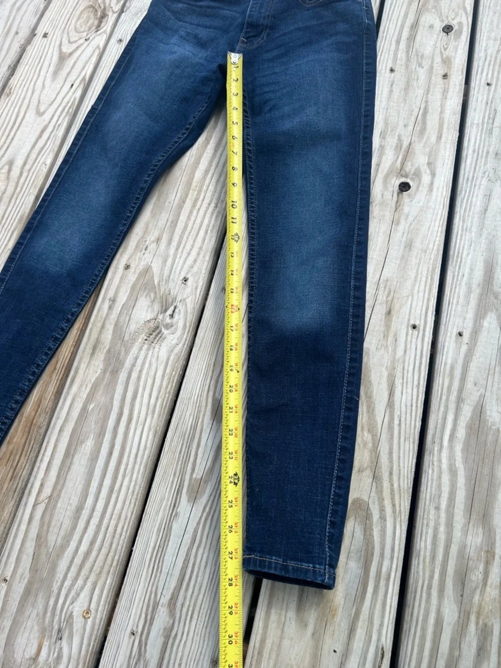 Hollister California Super Skinny Jeans dark Wash mens Blue‎ Size 28/30